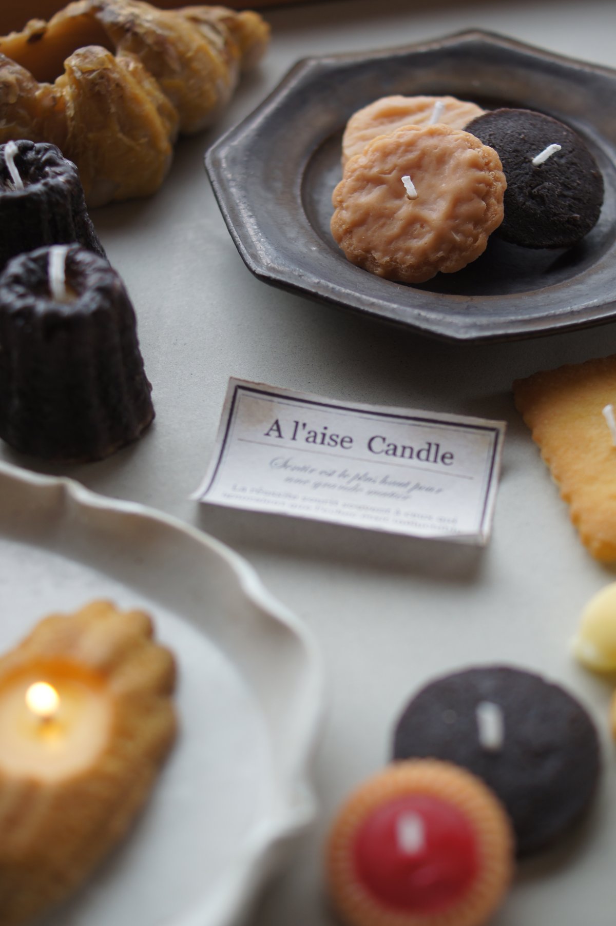 モリス柄・クッキー缶キャンドル | A l'aise Candle