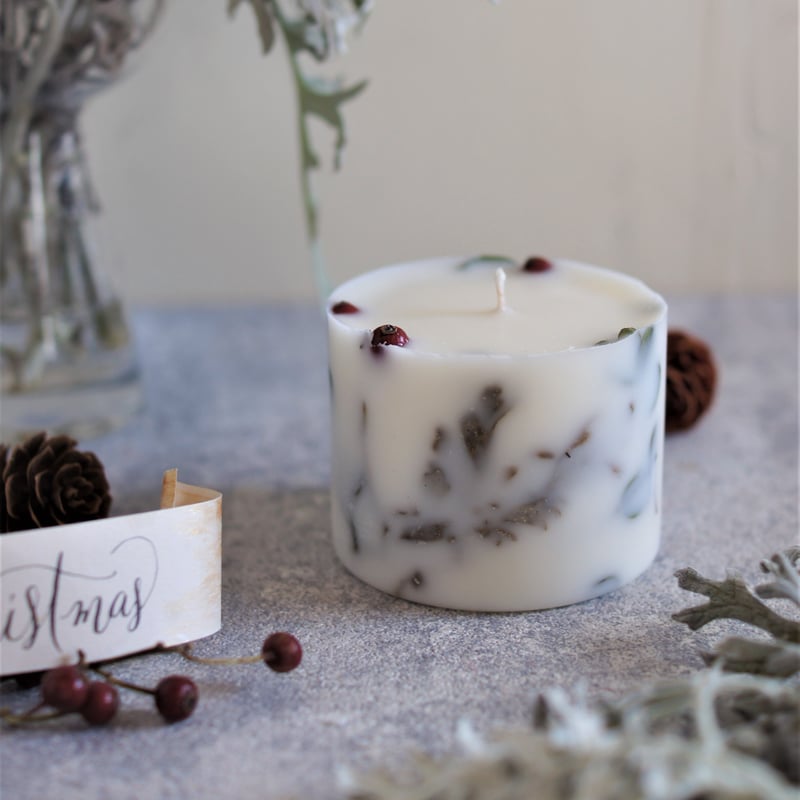 野バラの実のボタニカルソイキャンドル 2 | A l'aise Candle