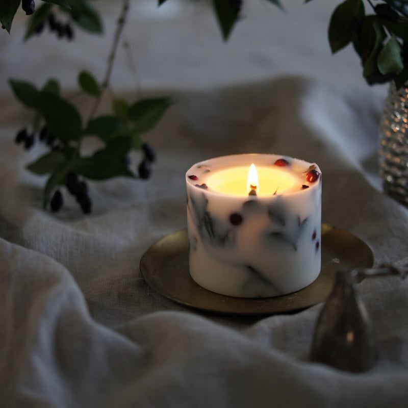ヘクソカズラの実のボタニカルソイキャンドル 2 | A l'aise Candle