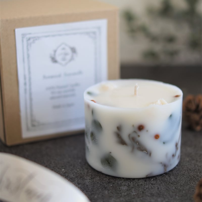 ヘクソカズラの実のボタニカルソイキャンドル | A l'aise Candle