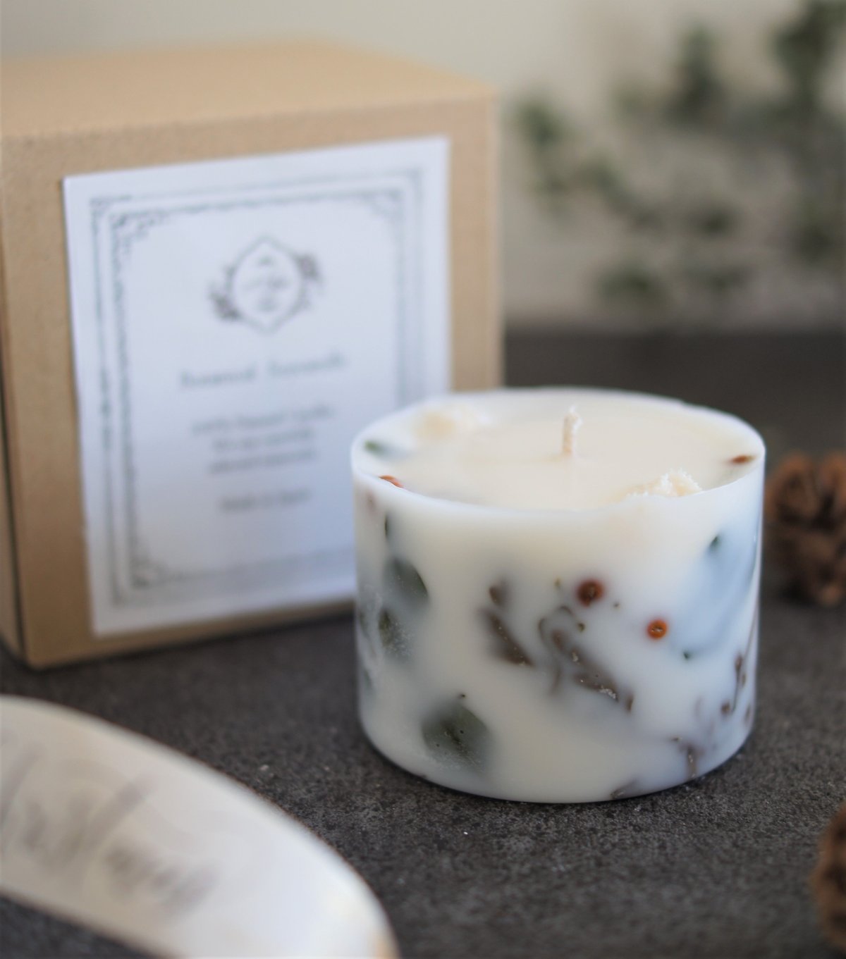 ヘクソカズラの実のボタニカルソイキャンドル | A l'aise Candle