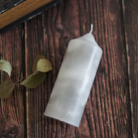 大理石のようなモノトーンキャンドルM【受注生産】