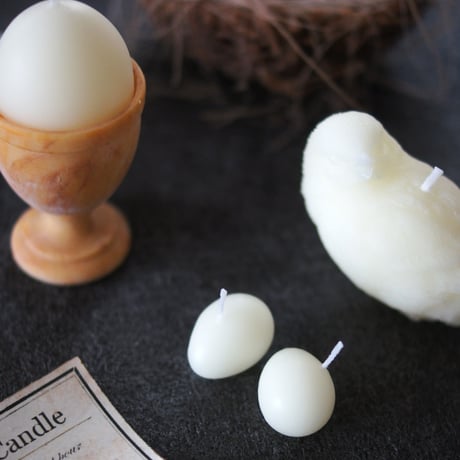 フランス製　エッグキャンドル　2個セット フランス製 エッグキャンドル 2個セット