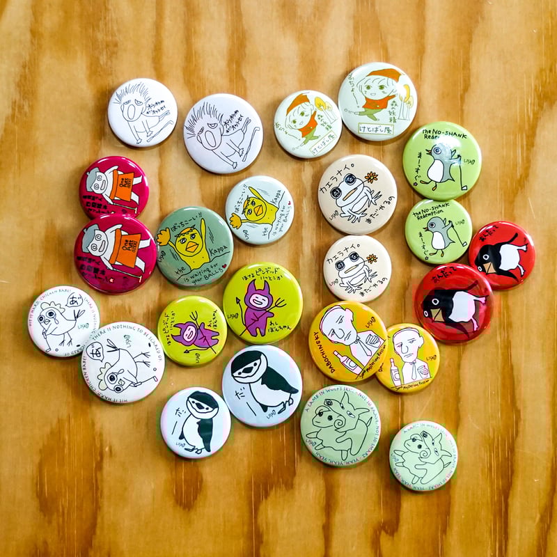 缶バッジ＆マグネット：カエルなのにカエラナイ | リサオの世界