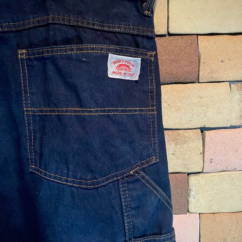 USED DENIM PAINTER PANTS🇺🇸（茄子紺色） | departure⚓︎