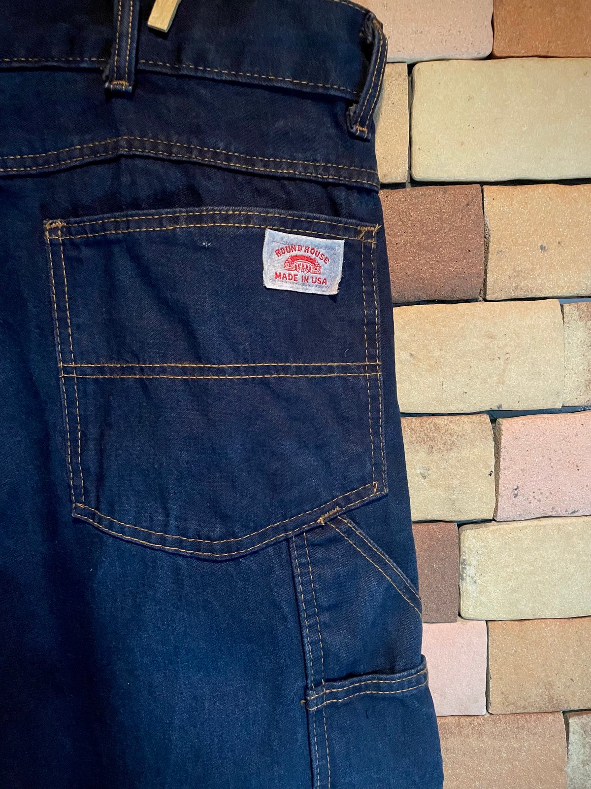 USED DENIM PAINTER PANTS🇺🇸（茄子紺色） | departure⚓︎