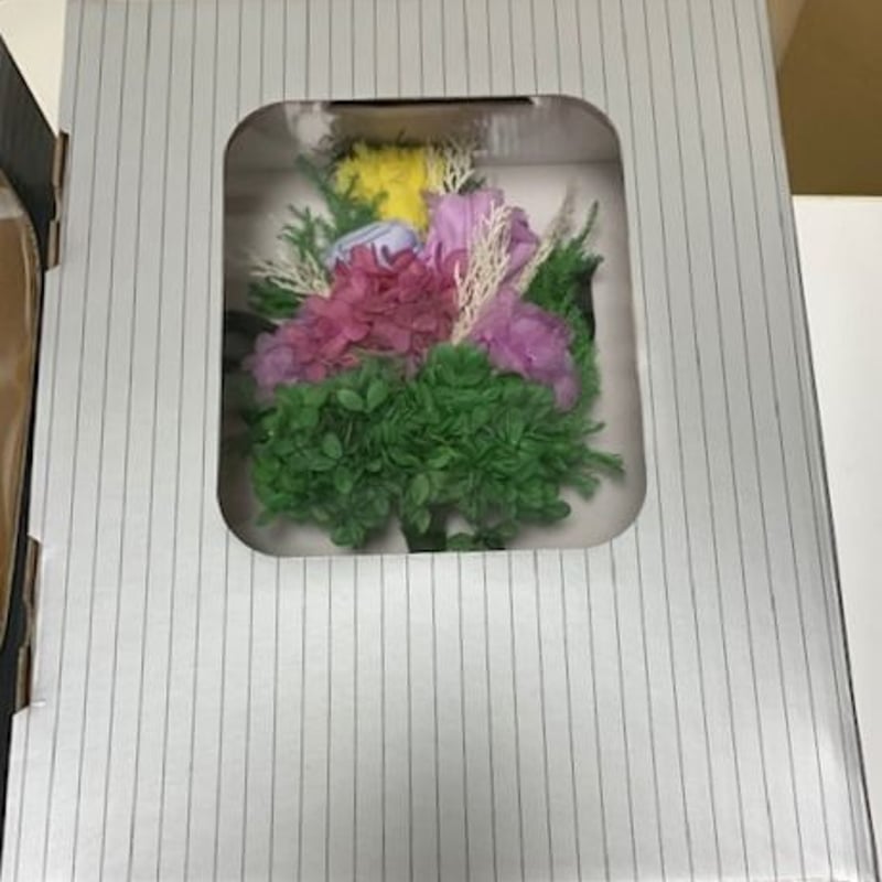 枯れない水なし仏花 (花瓶付き1束) | ミノルショップ｜透明フィギュア