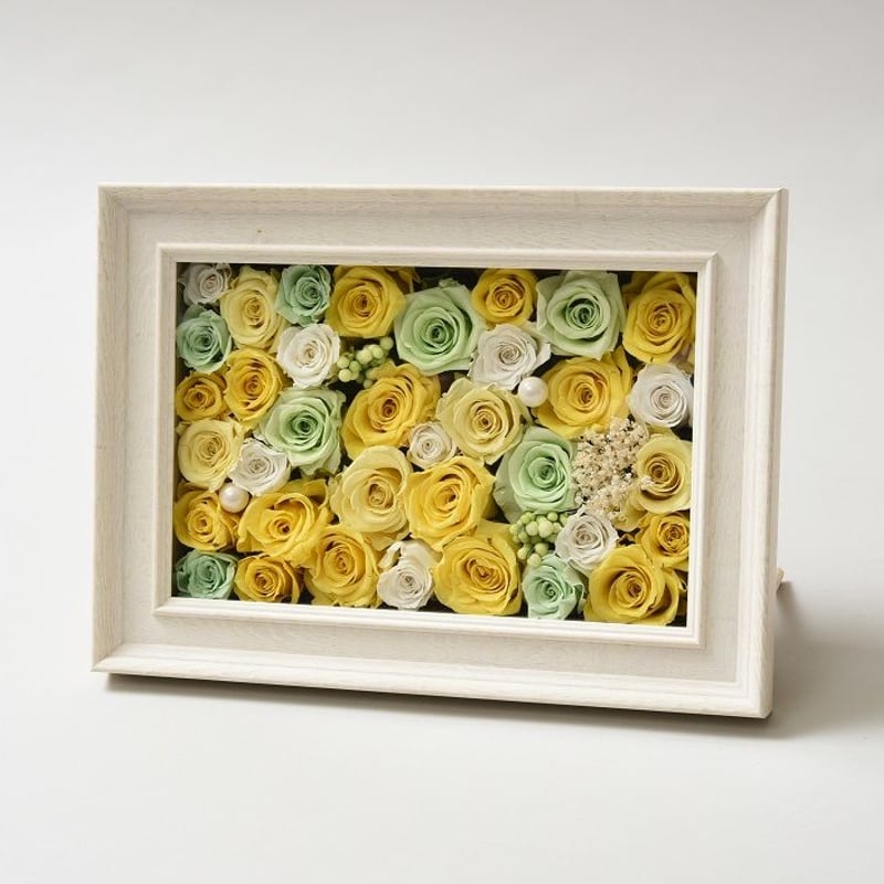 プリザアレンジ「フレームタイプ」 (商品番号 H18-566) | ミノルショップ