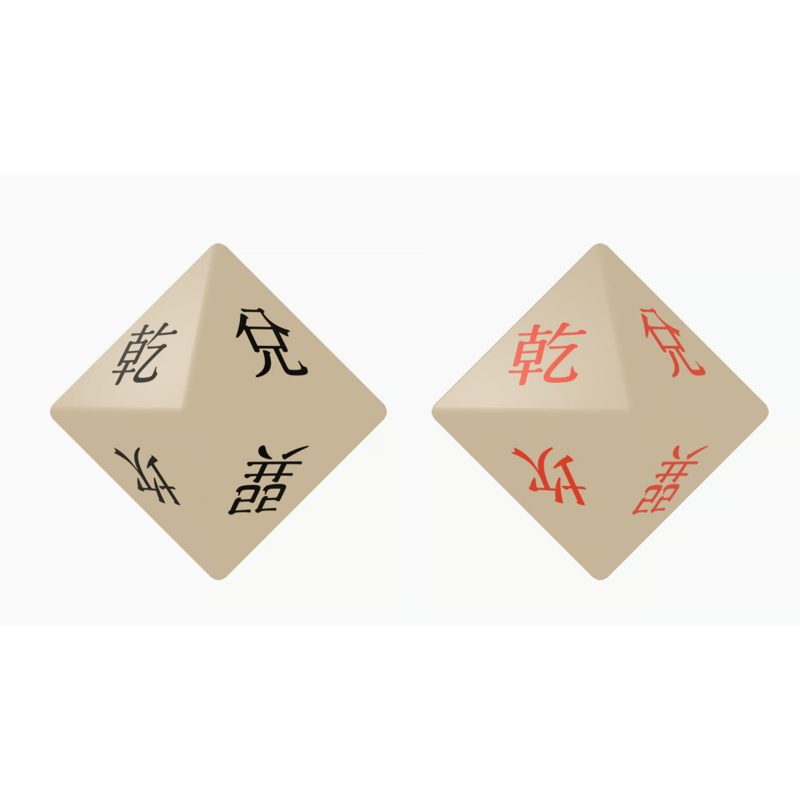 重量・質感・音・使い心地が抜群♪ 五行易 八面体サイコロ | ミノル