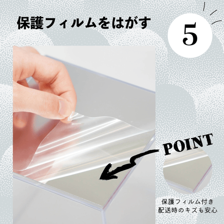 ミノルキューブ専用ミラー Sサイズ　2枚入り