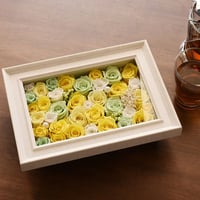プリザアレンジ「フレームタイプ」 (商品番号  	H18-566)