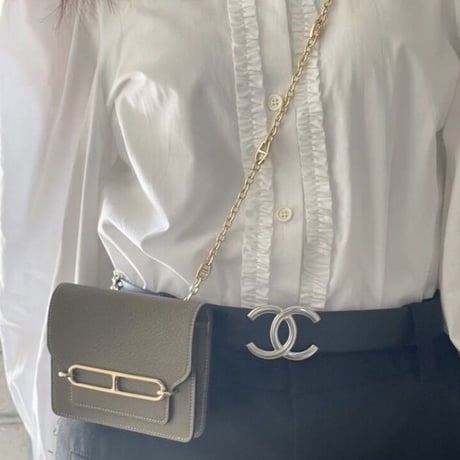 LEATHERSOLUTE ロングチェーンストラップ