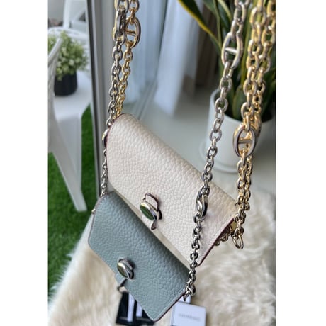 LEATHERSOLUTE ロングチェーンストラップ