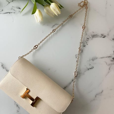 LEATHERSOLUTE ロングチェーンストラップ