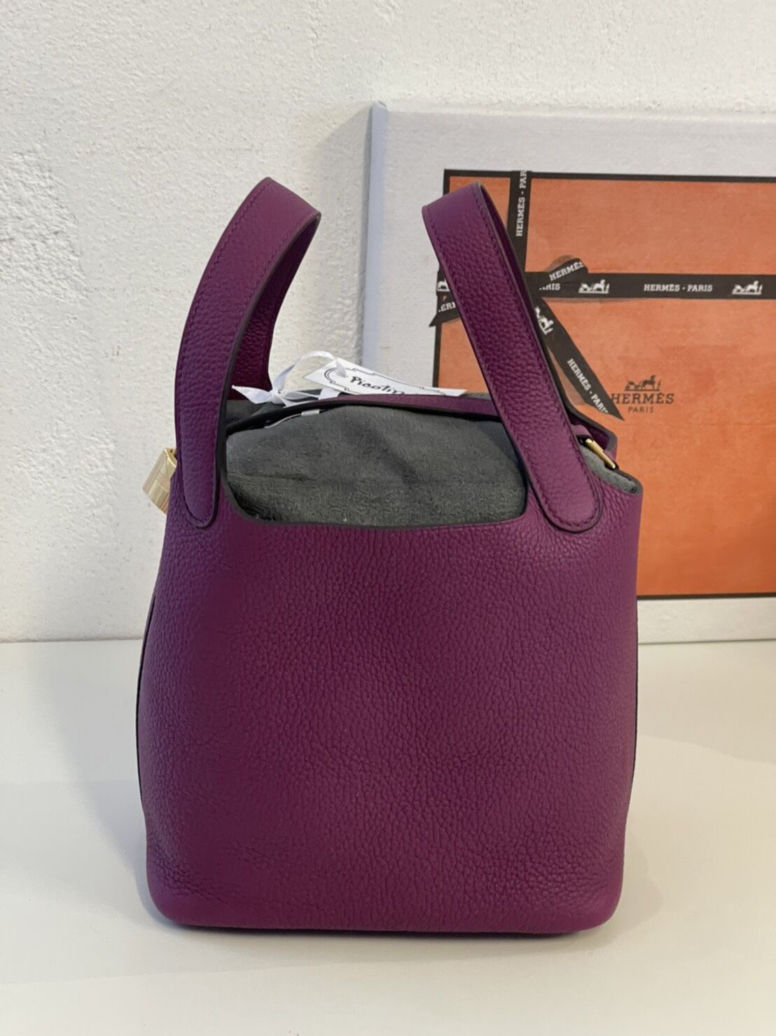 bag trunk ピコタンロックpm エルメス ピコタンロック PM ニューホワイト トリヨンクレマンス