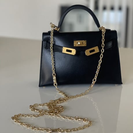 LEATHERSOLUTE ロングチェーンストラップ