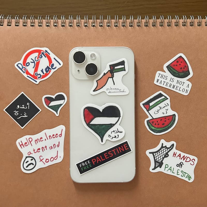 パレスチナ支援】ステッカーセット2種 | cattic