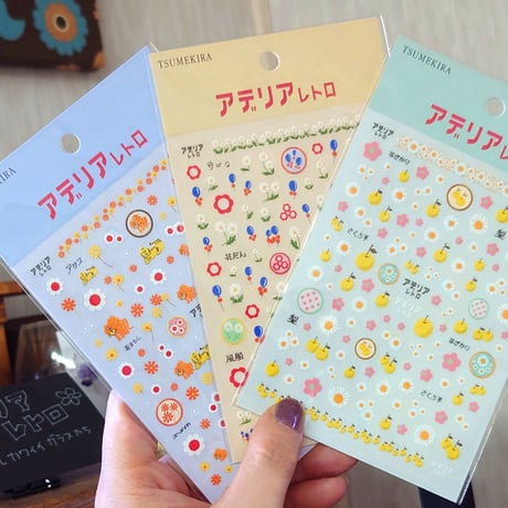 《アデリアレトロ》ネイルシール