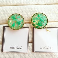 nichinichi/ヴィンテージラウンドガラスのリング