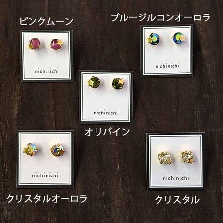 nichinichi/一粒スターピアス/ゴールド