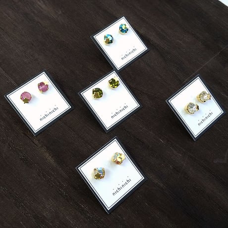 nichinichi/一粒スターピアス/ゴールド