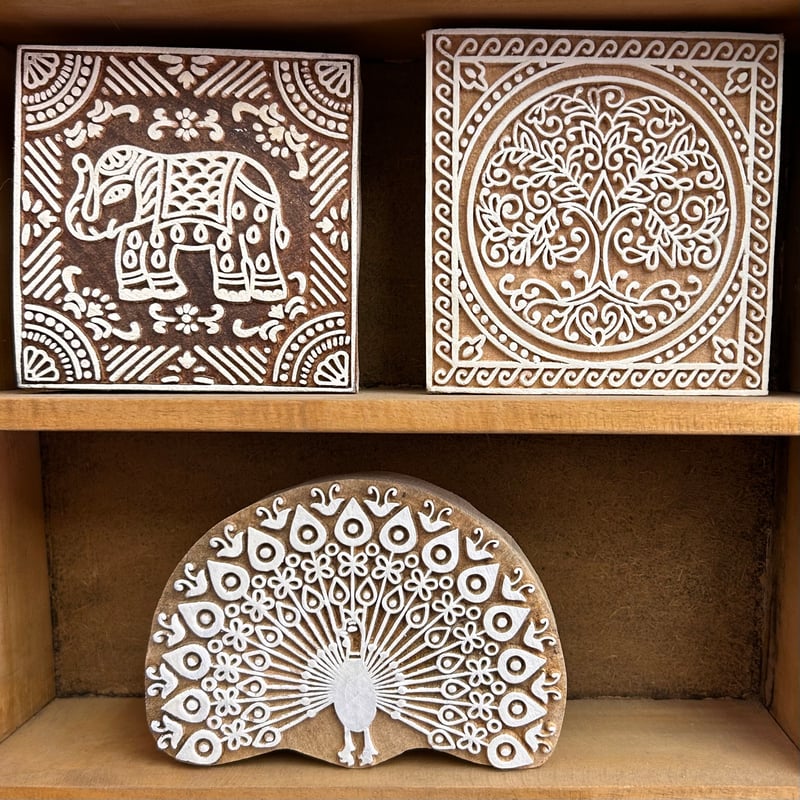 Indian wood blockインドのウッドブロック（木版）、染色に使います インド製 ウッドブロック | cattic