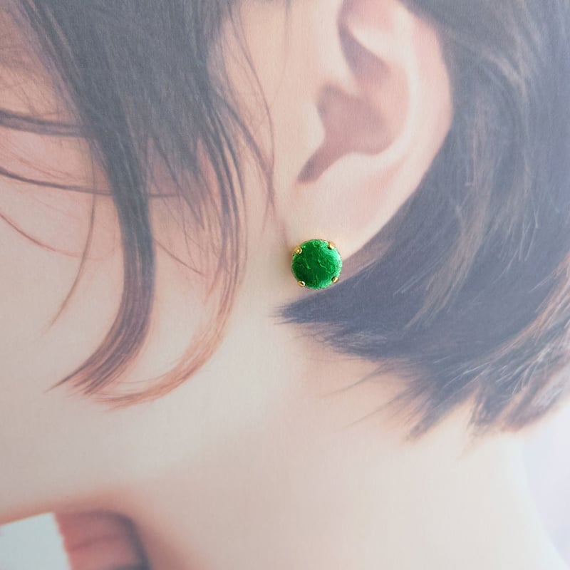 shishikui シシクイ pierce ピアス グリーン shishikui シシクイ pierce ピアス グリーン THE SHISHIKUI Pierce