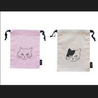 【松尾ミユキ】ちっちゃめ ねこ巾着