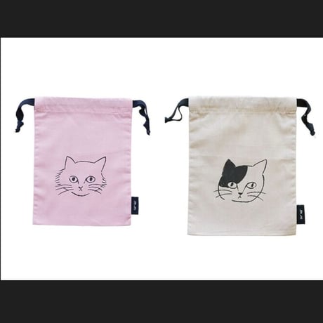 【松尾ミユキ】ちっちゃめ ねこ巾着