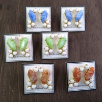 nichinichi/ラウンドとナベットのピアス