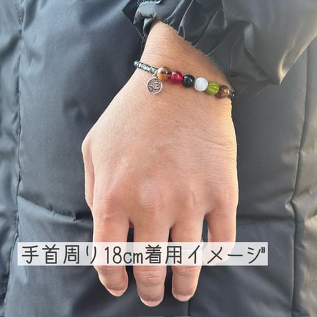 【パレスチナ支援】寄付付き  ビーズブレスレット