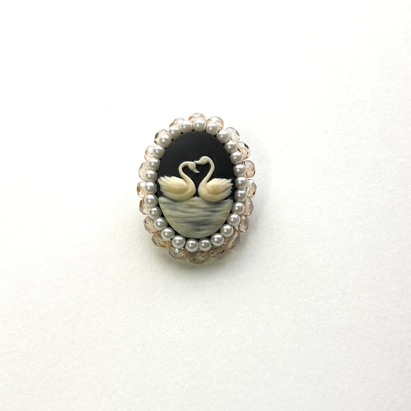 cattic/カメオブローチM/swan | cattic