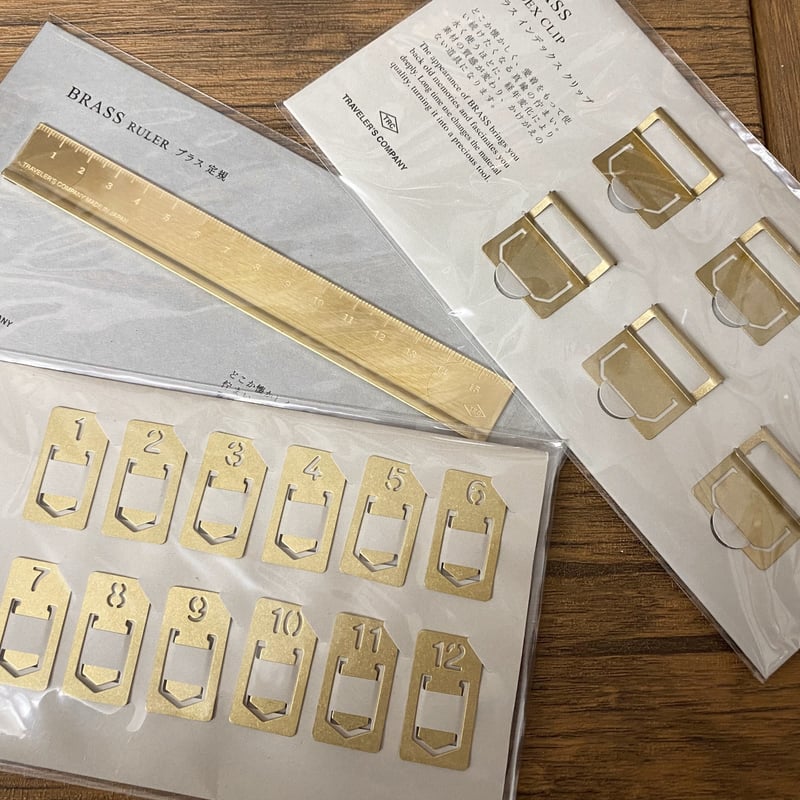 BRASS PRODUCTS】 真鍮無垢 インデックスクリップ | cattic
