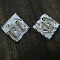 nichinichi/3種のガラスのイヤリング/ピアス（MS-05）