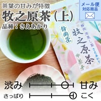 メール便対応【2026年新茶】【茶葉の甘みが特徴】牧之原茶　品種：さえあかり（上）80ｇ