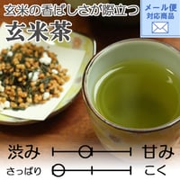 メール便対応【玄米の香ばしさが際立つ】玄米茶　100ｇ