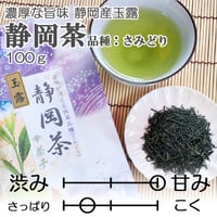 【旨味がギュッと凝縮した玉露】静岡茶（玉露） (品種：さみどり) 　100ｇ