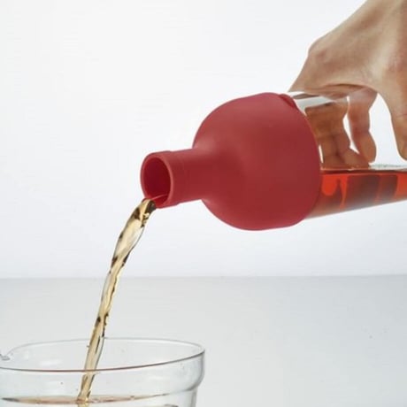 【水出し茶ボトル】HARIOフィルターインボトル（750ml・レッド）