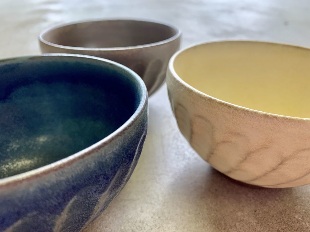 アウトレット】ねじり鎬茶碗 瑞幸窯 ハンドメイド 波佐見焼 陶器