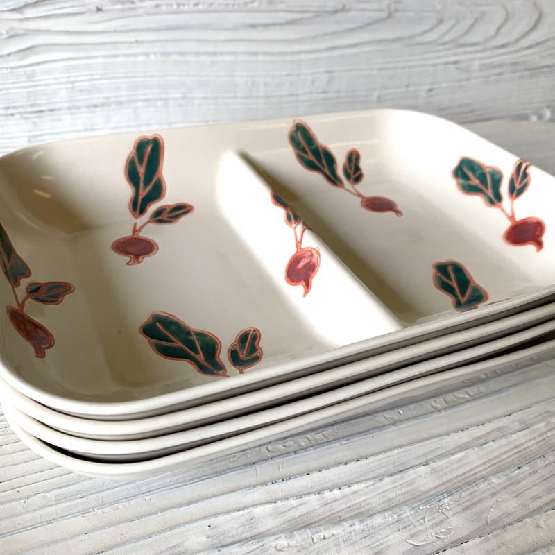 皿 フレッシュアート ランチプレート 毎日の食卓にフィットするモダン