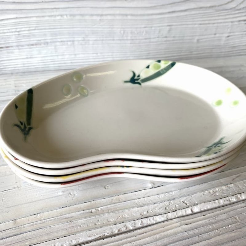 皿 フレッシュアート ビーンプレートS 毎日の食卓にフィットするモダン