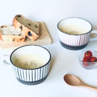【アウトレット】十草 スープマグカップ  瑞幸窯 ハンドメイド 波佐見焼 陶器 おしゃれ  レンジ対応 食洗機対応  食器 ブランド