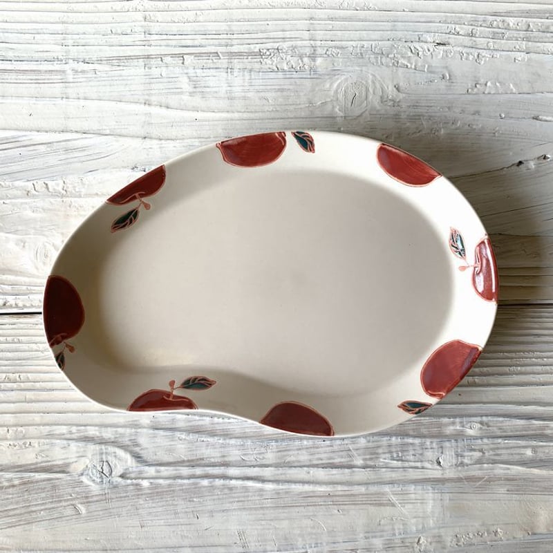 皿 フレッシュアート ビーンプレートL 毎日の食卓にフィットするモダン