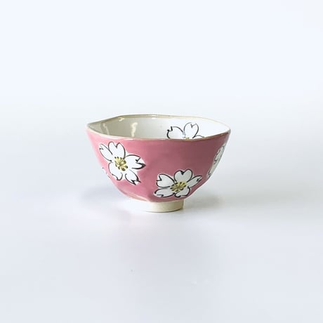 【アウトレット】桜茶碗 瑞幸窯 ハンドメイド 波佐見焼 陶器  おしゃれ  レンジ対応 食洗機対応 茶碗 食器 ブランド