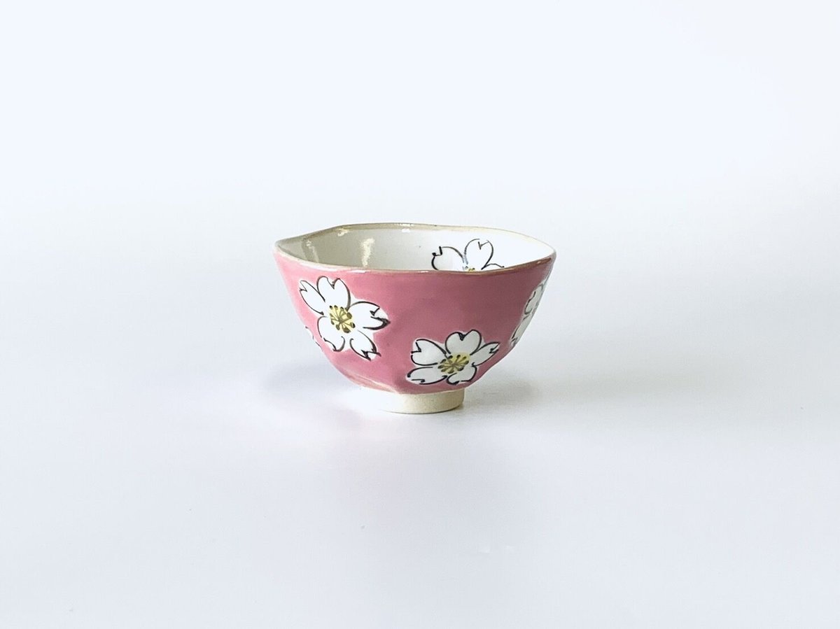 アウトレット】桜茶碗 瑞幸窯 ハンドメイド 波佐見焼 陶器 おしゃれ