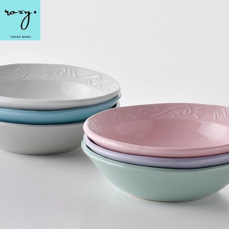 【アウトレット】ROXY ラグーサ ボウル 陶器 全6色 波佐見焼 佐見焼 おしゃれ  レンジ対応 食洗機対応  食器