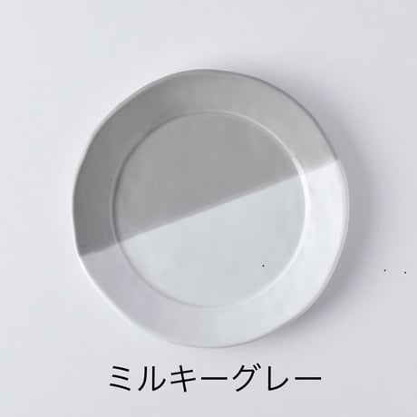 【アウトレット】ROXY ココア 21cmプレート ココアハーフ 陶器 全5色 波佐見焼 佐見焼 おしゃれ  レンジ対応 食洗機対応  食器