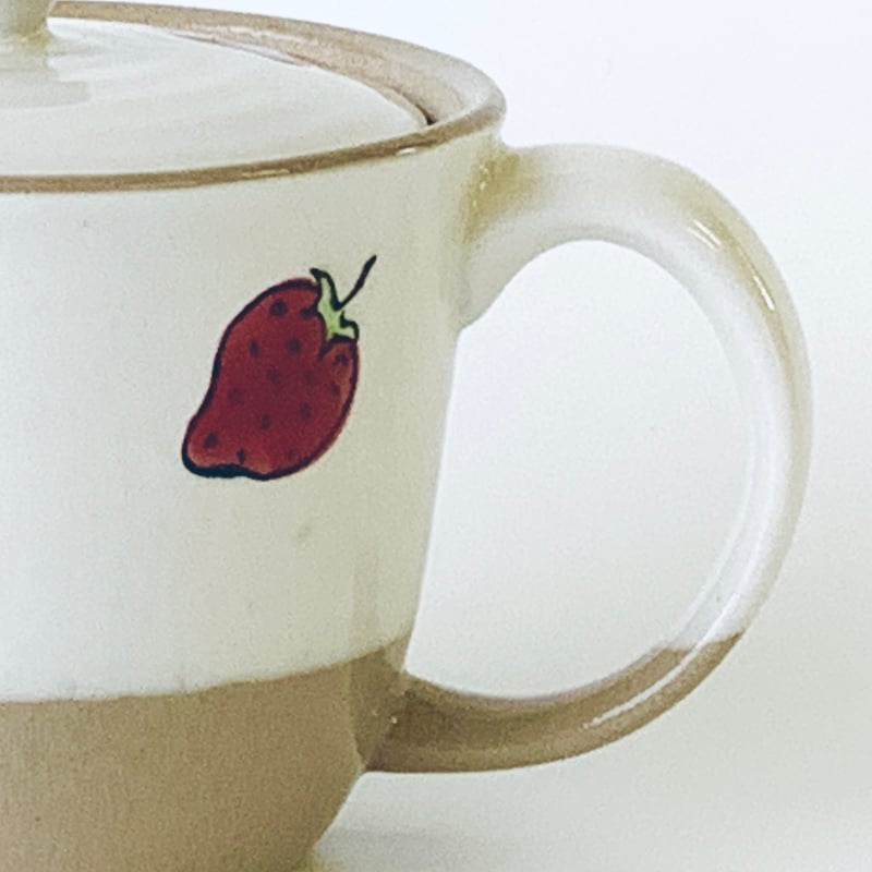 ポートメリオン　苺　陶器　小物入れ ポートメリオン 苺 陶器 小物入れ