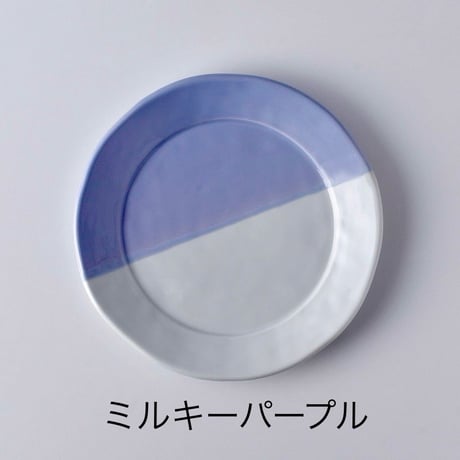 【アウトレット】ROXY ココア 21cmプレート ココアハーフ 陶器 全5色 波佐見焼 佐見焼 おしゃれ  レンジ対応 食洗機対応  食器