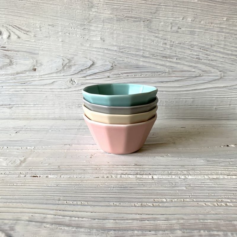 面取りボール S ライトカラーズ 波佐見焼 重山陶器 お家カフェ